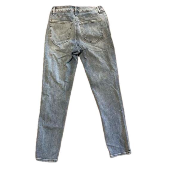 Express high rise flexx hyper stretch skinny jeans size medium light wash - Picture 4 of 11